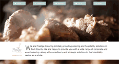 Desktop Screenshot of prestigecatering.ie